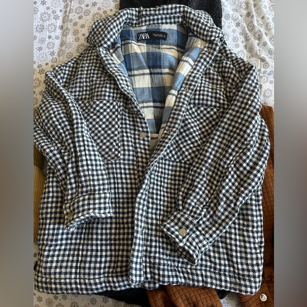 Zara Plaid Jacket